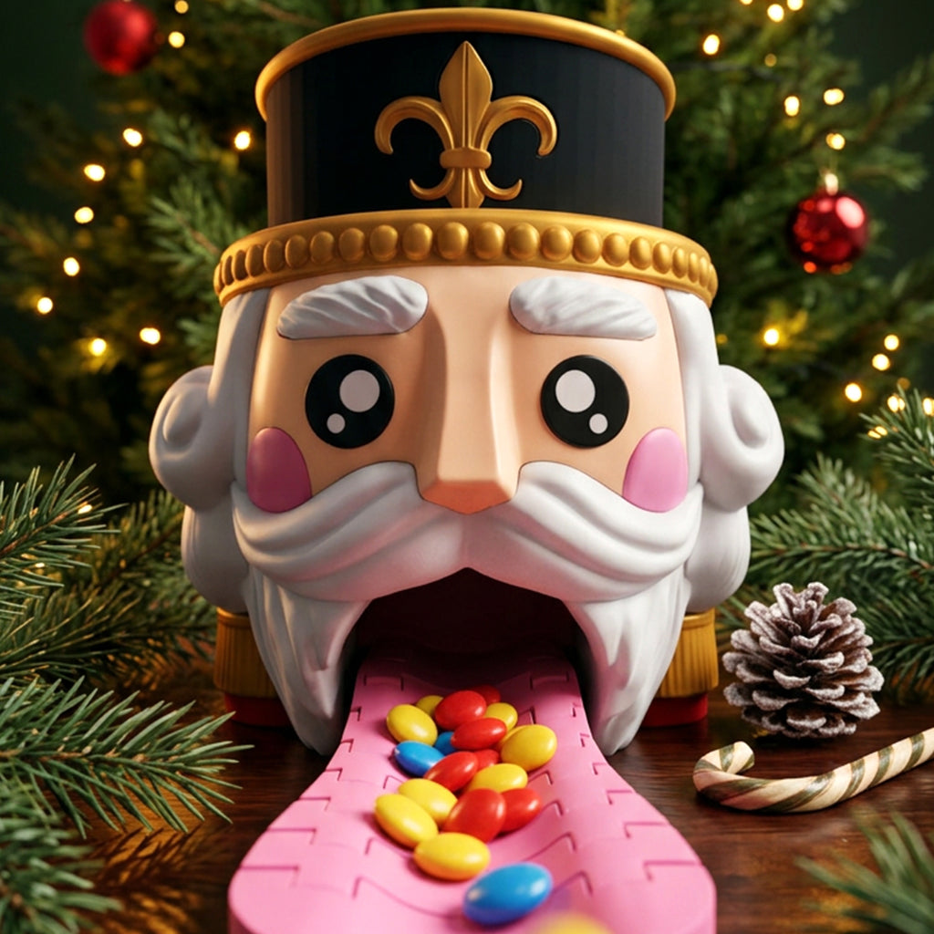 Nutcracker Head Christmas candy dispenser by Candy Heads – photo 2