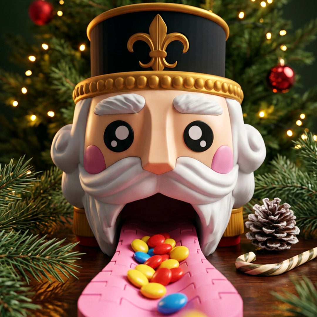 Nutcracker Head Christmas candy dispenser by Candy Heads – photo 2