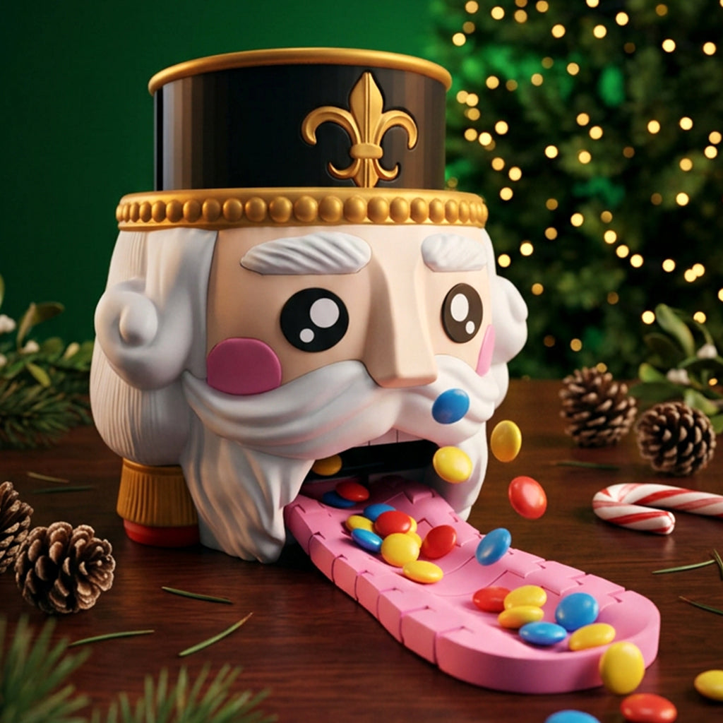 Nutcracker Head Christmas candy dispenser by Candy Heads – photo 3